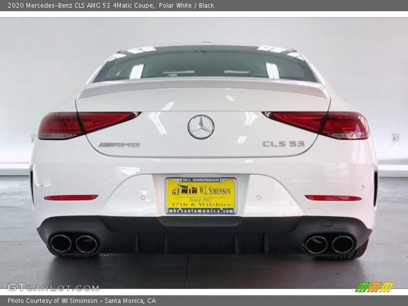 Polar White / Black 2020 Mercedes-Benz CLS AMG 53 4Matic Coupe