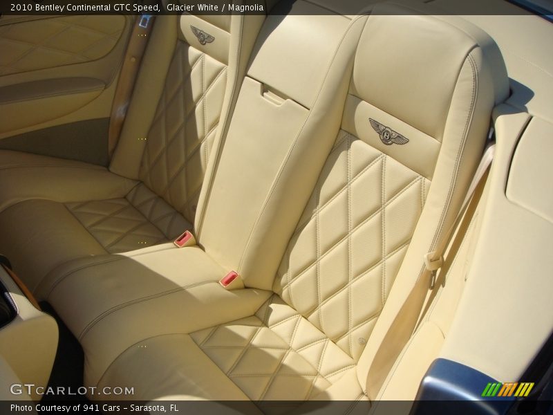 Rear Seat of 2010 Continental GTC Speed