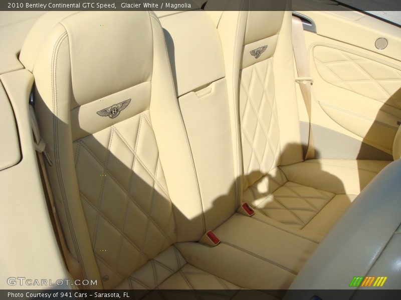 Rear Seat of 2010 Continental GTC Speed