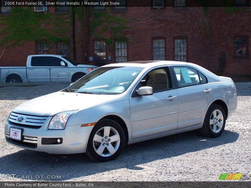 Silver Frost Metallic / Medium Light Stone 2006 Ford Fusion SE