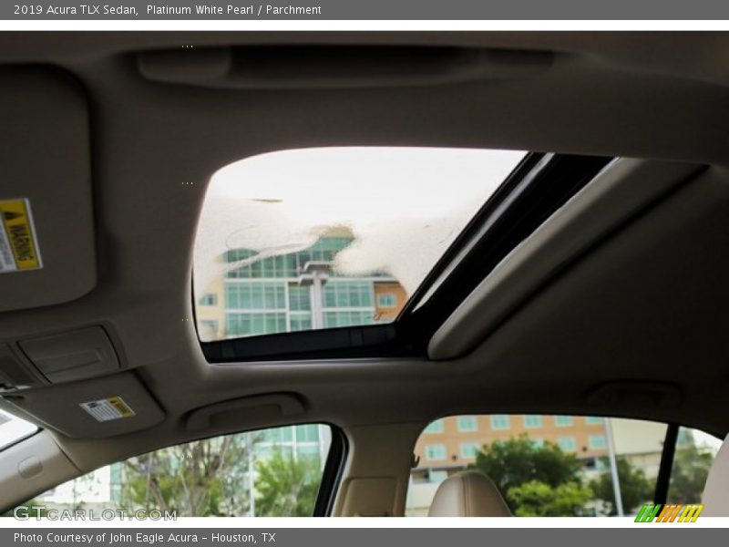 Platinum White Pearl / Parchment 2019 Acura TLX Sedan