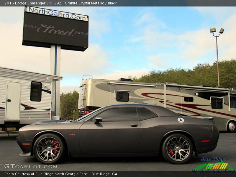 Granite Crystal Metallic / Black 2016 Dodge Challenger SRT 392