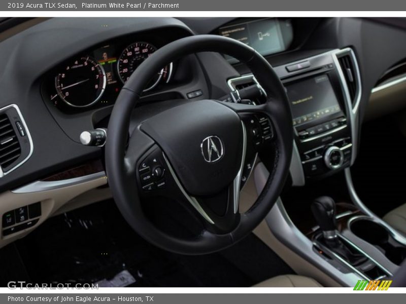 Platinum White Pearl / Parchment 2019 Acura TLX Sedan