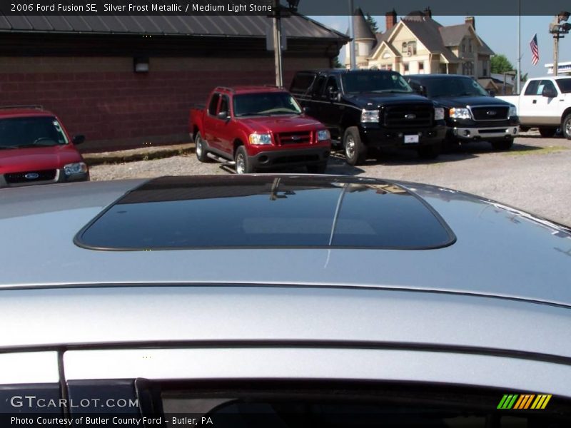 Silver Frost Metallic / Medium Light Stone 2006 Ford Fusion SE