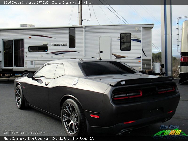 Granite Crystal Metallic / Black 2016 Dodge Challenger SRT 392