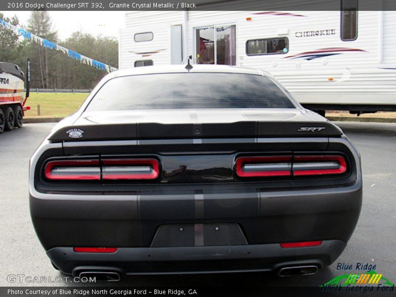 Granite Crystal Metallic / Black 2016 Dodge Challenger SRT 392
