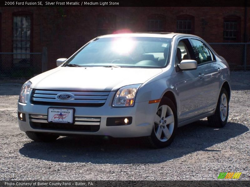 Silver Frost Metallic / Medium Light Stone 2006 Ford Fusion SE