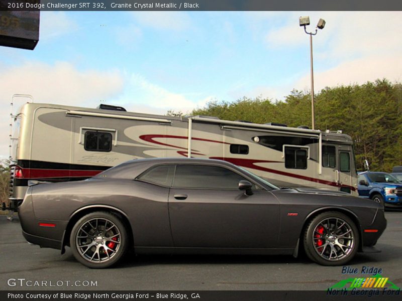 Granite Crystal Metallic / Black 2016 Dodge Challenger SRT 392