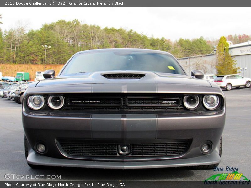 Granite Crystal Metallic / Black 2016 Dodge Challenger SRT 392