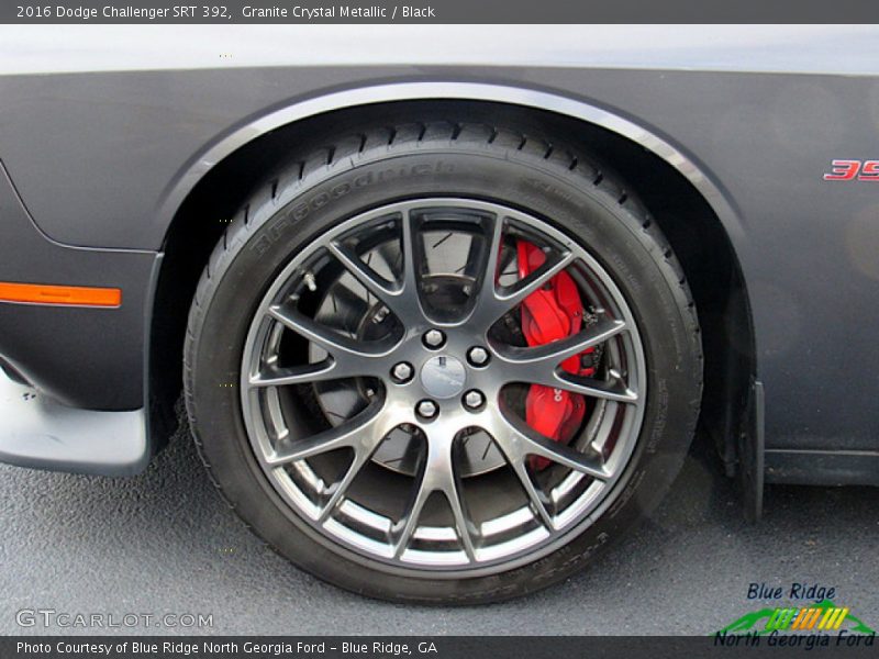 Granite Crystal Metallic / Black 2016 Dodge Challenger SRT 392