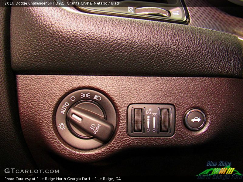 Granite Crystal Metallic / Black 2016 Dodge Challenger SRT 392