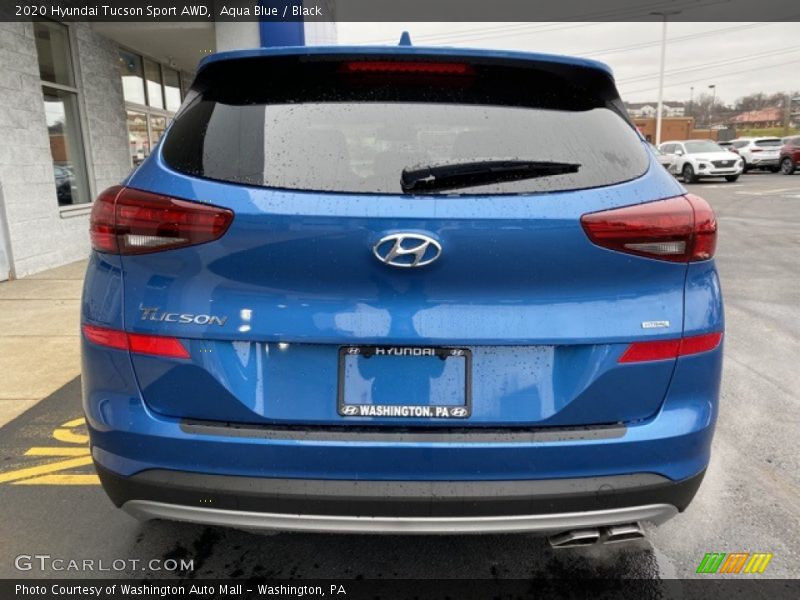Aqua Blue / Black 2020 Hyundai Tucson Sport AWD