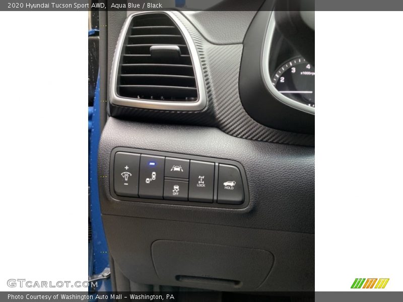 Controls of 2020 Tucson Sport AWD