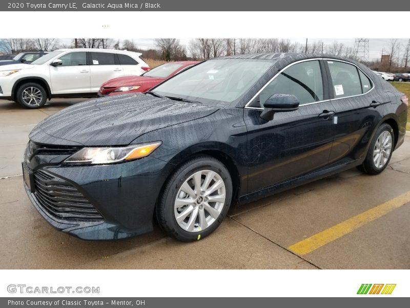Galactic Aqua Mica / Black 2020 Toyota Camry LE