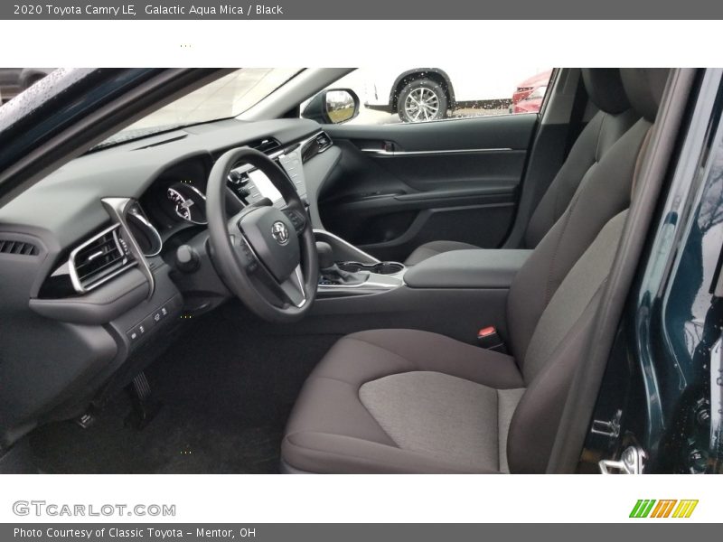Galactic Aqua Mica / Black 2020 Toyota Camry LE