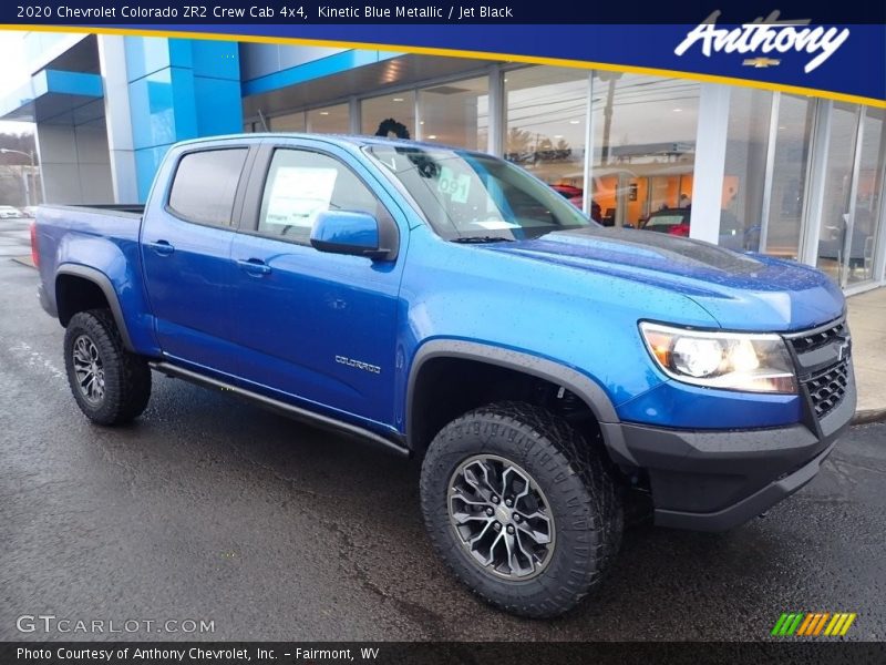 Kinetic Blue Metallic / Jet Black 2020 Chevrolet Colorado ZR2 Crew Cab 4x4