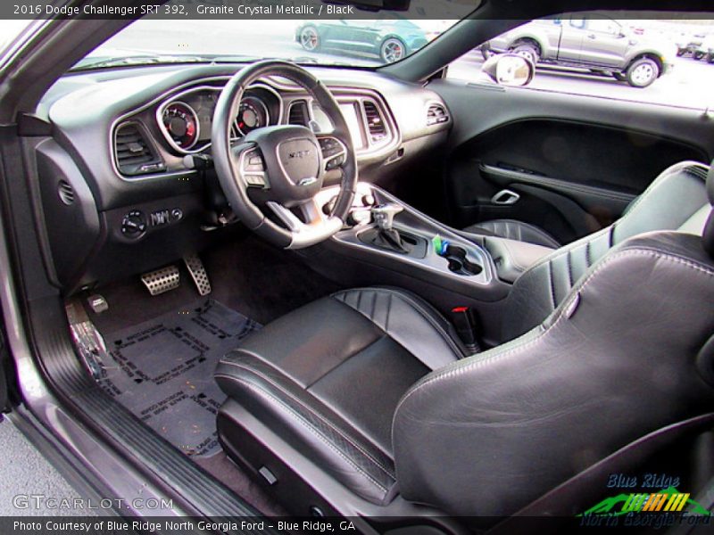 Granite Crystal Metallic / Black 2016 Dodge Challenger SRT 392