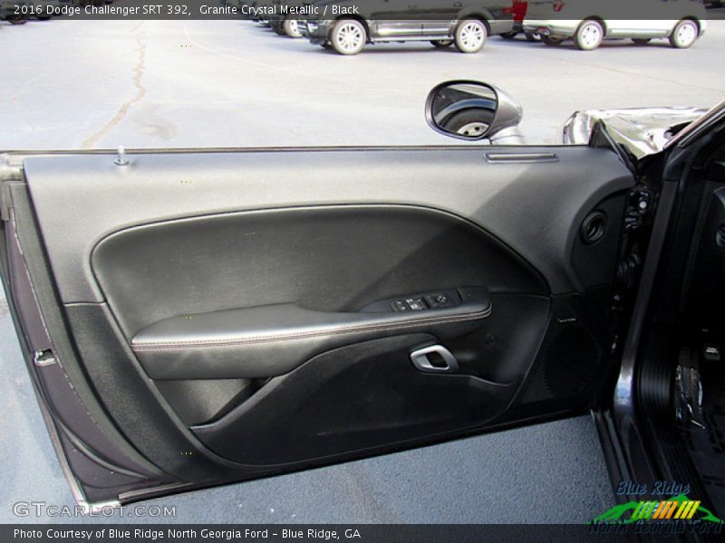 Granite Crystal Metallic / Black 2016 Dodge Challenger SRT 392