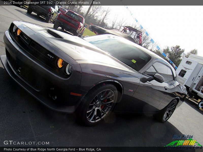 Granite Crystal Metallic / Black 2016 Dodge Challenger SRT 392