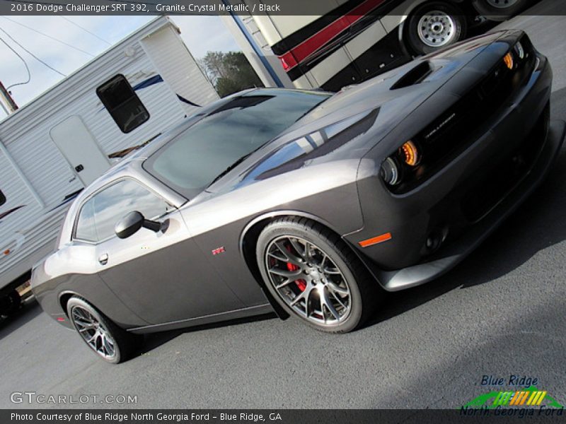 Granite Crystal Metallic / Black 2016 Dodge Challenger SRT 392