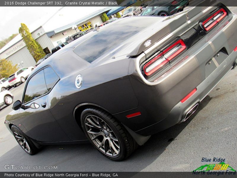 Granite Crystal Metallic / Black 2016 Dodge Challenger SRT 392