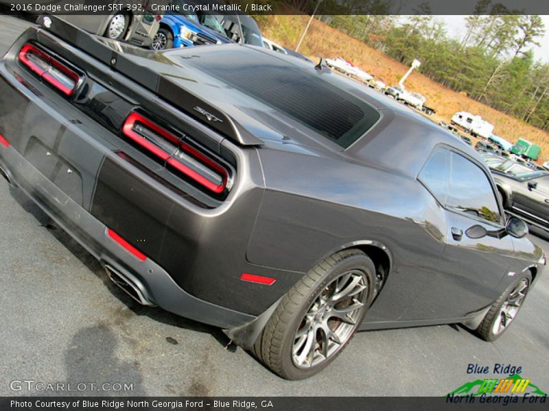 Granite Crystal Metallic / Black 2016 Dodge Challenger SRT 392