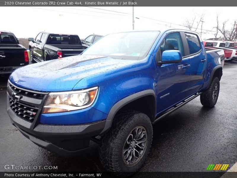 Kinetic Blue Metallic / Jet Black 2020 Chevrolet Colorado ZR2 Crew Cab 4x4