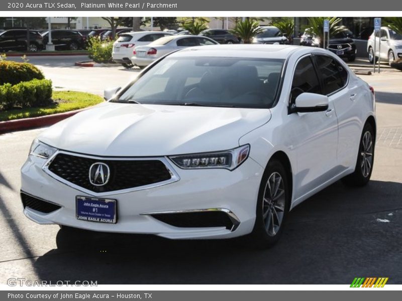 Platinum White Pearl / Parchment 2020 Acura TLX Sedan
