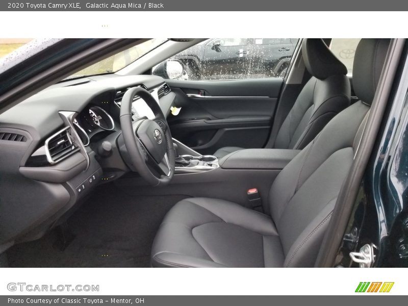 Galactic Aqua Mica / Black 2020 Toyota Camry XLE