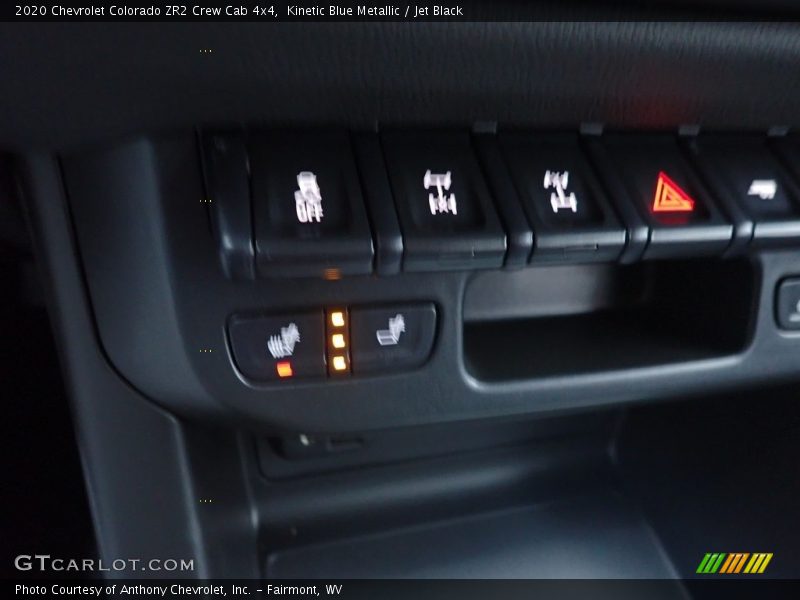 Kinetic Blue Metallic / Jet Black 2020 Chevrolet Colorado ZR2 Crew Cab 4x4