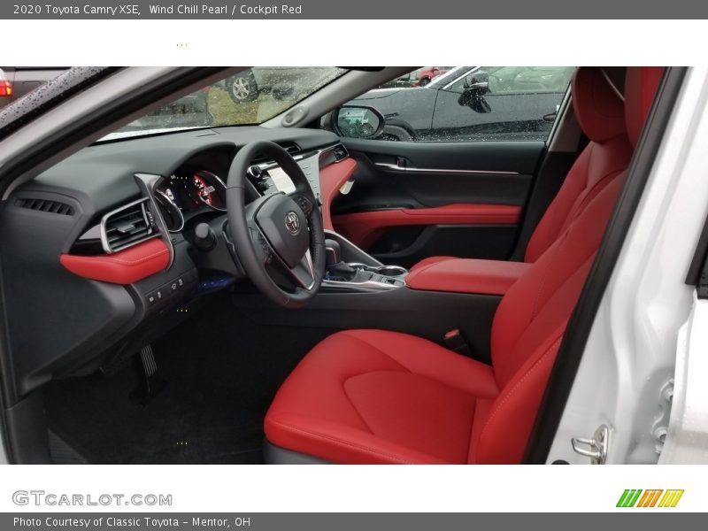  2020 Camry XSE Cockpit Red Interior