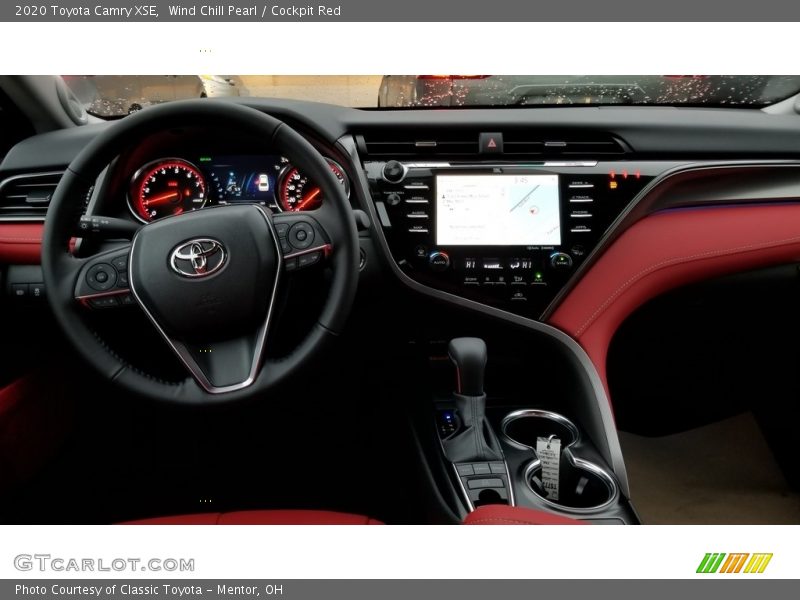 Dashboard of 2020 Camry XSE