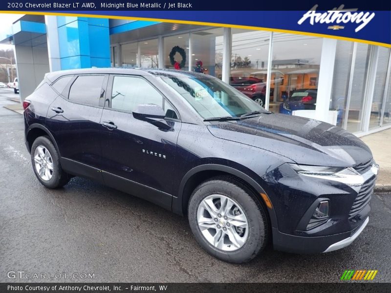 Midnight Blue Metallic / Jet Black 2020 Chevrolet Blazer LT AWD