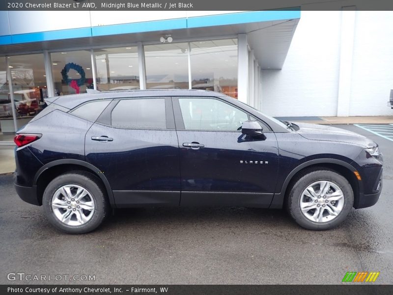 Midnight Blue Metallic / Jet Black 2020 Chevrolet Blazer LT AWD