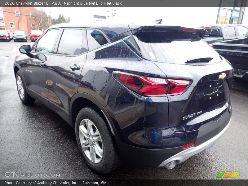 Midnight Blue Metallic / Jet Black 2020 Chevrolet Blazer LT AWD