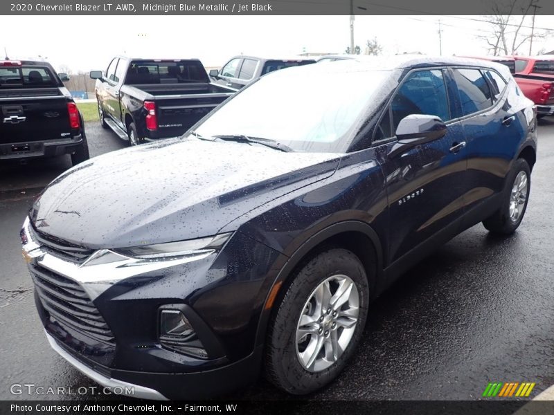 Midnight Blue Metallic / Jet Black 2020 Chevrolet Blazer LT AWD