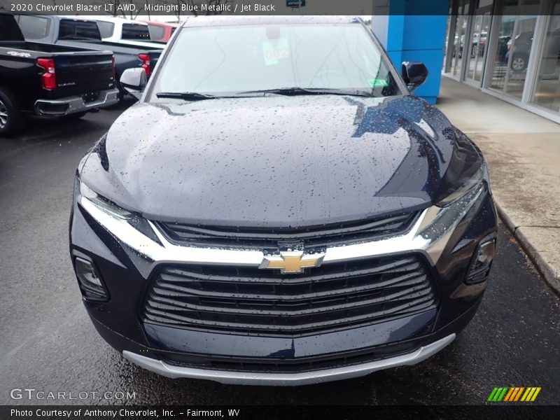 Midnight Blue Metallic / Jet Black 2020 Chevrolet Blazer LT AWD
