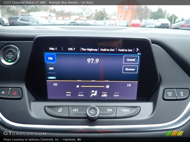 Midnight Blue Metallic / Jet Black 2020 Chevrolet Blazer LT AWD