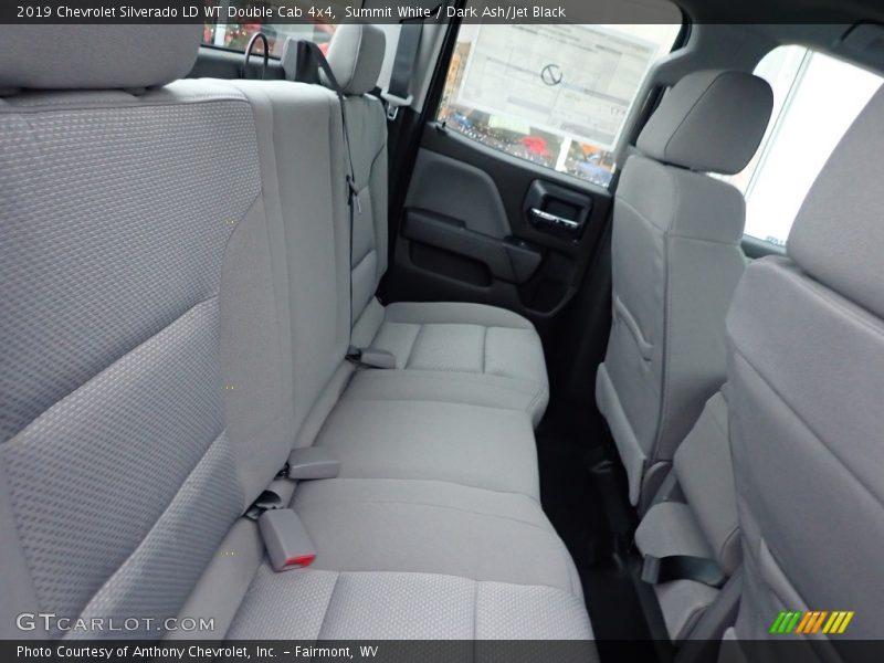 Summit White / Dark Ash/Jet Black 2019 Chevrolet Silverado LD WT Double Cab 4x4