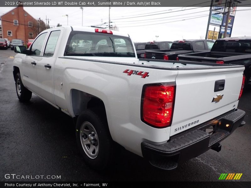 Summit White / Dark Ash/Jet Black 2019 Chevrolet Silverado LD WT Double Cab 4x4