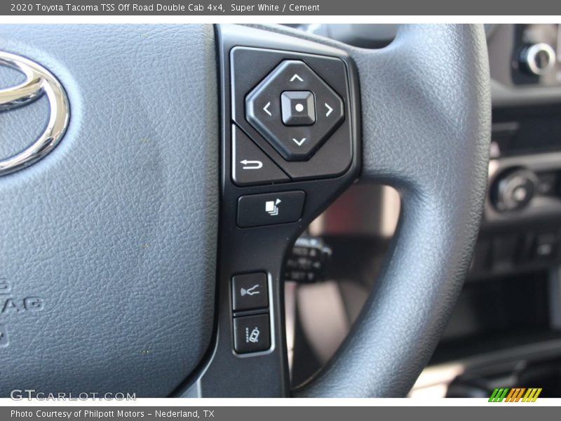 Super White / Cement 2020 Toyota Tacoma TSS Off Road Double Cab 4x4
