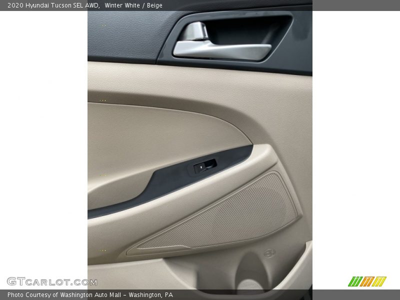Winter White / Beige 2020 Hyundai Tucson SEL AWD