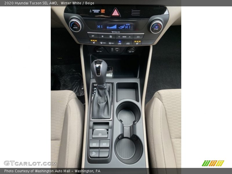 Winter White / Beige 2020 Hyundai Tucson SEL AWD