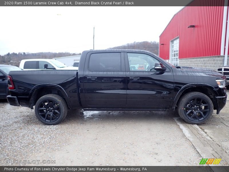  2020 1500 Laramie Crew Cab 4x4 Diamond Black Crystal Pearl