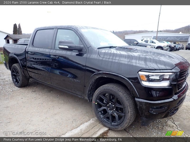  2020 1500 Laramie Crew Cab 4x4 Diamond Black Crystal Pearl