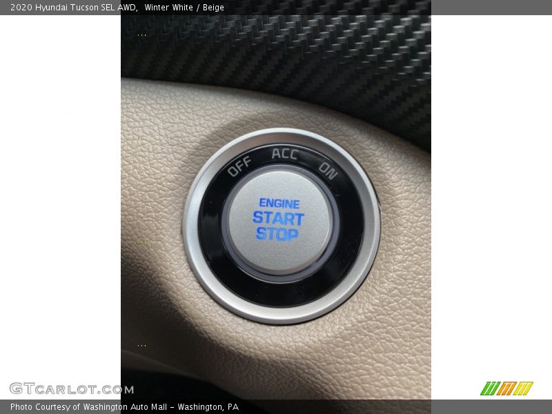 Winter White / Beige 2020 Hyundai Tucson SEL AWD