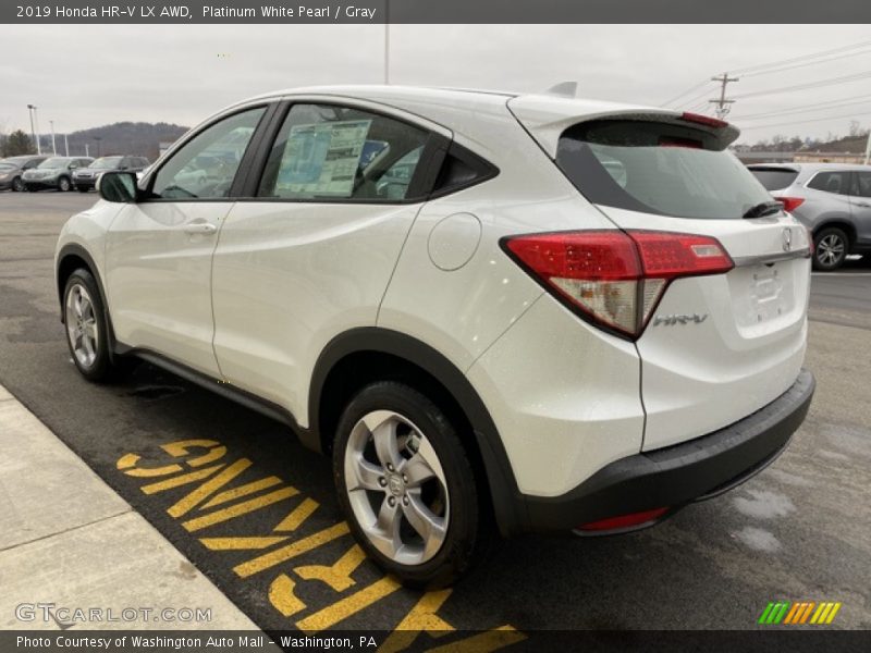 Platinum White Pearl / Gray 2019 Honda HR-V LX AWD