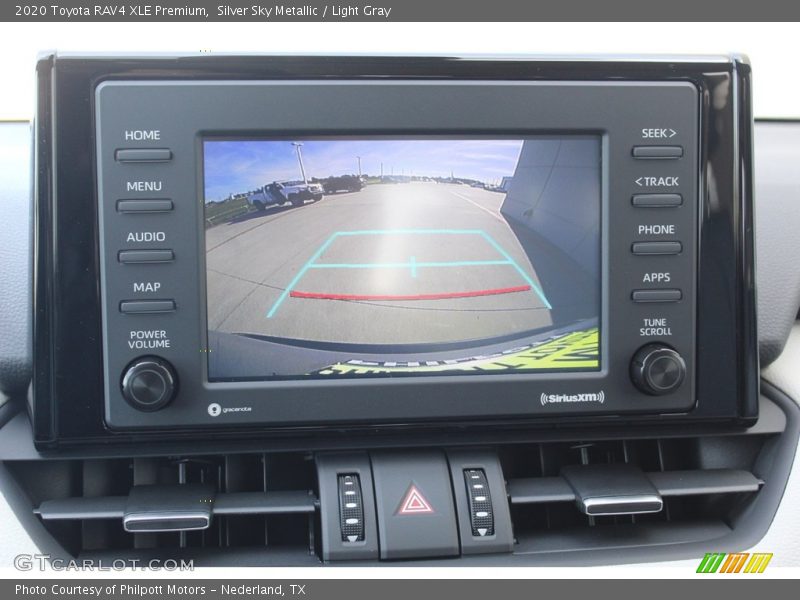 Silver Sky Metallic / Light Gray 2020 Toyota RAV4 XLE Premium