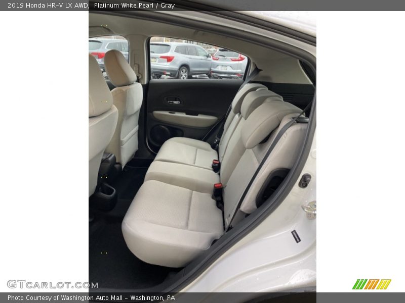 Platinum White Pearl / Gray 2019 Honda HR-V LX AWD