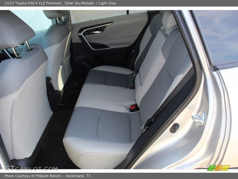 Silver Sky Metallic / Light Gray 2020 Toyota RAV4 XLE Premium